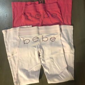 Bebe logo sweatpants